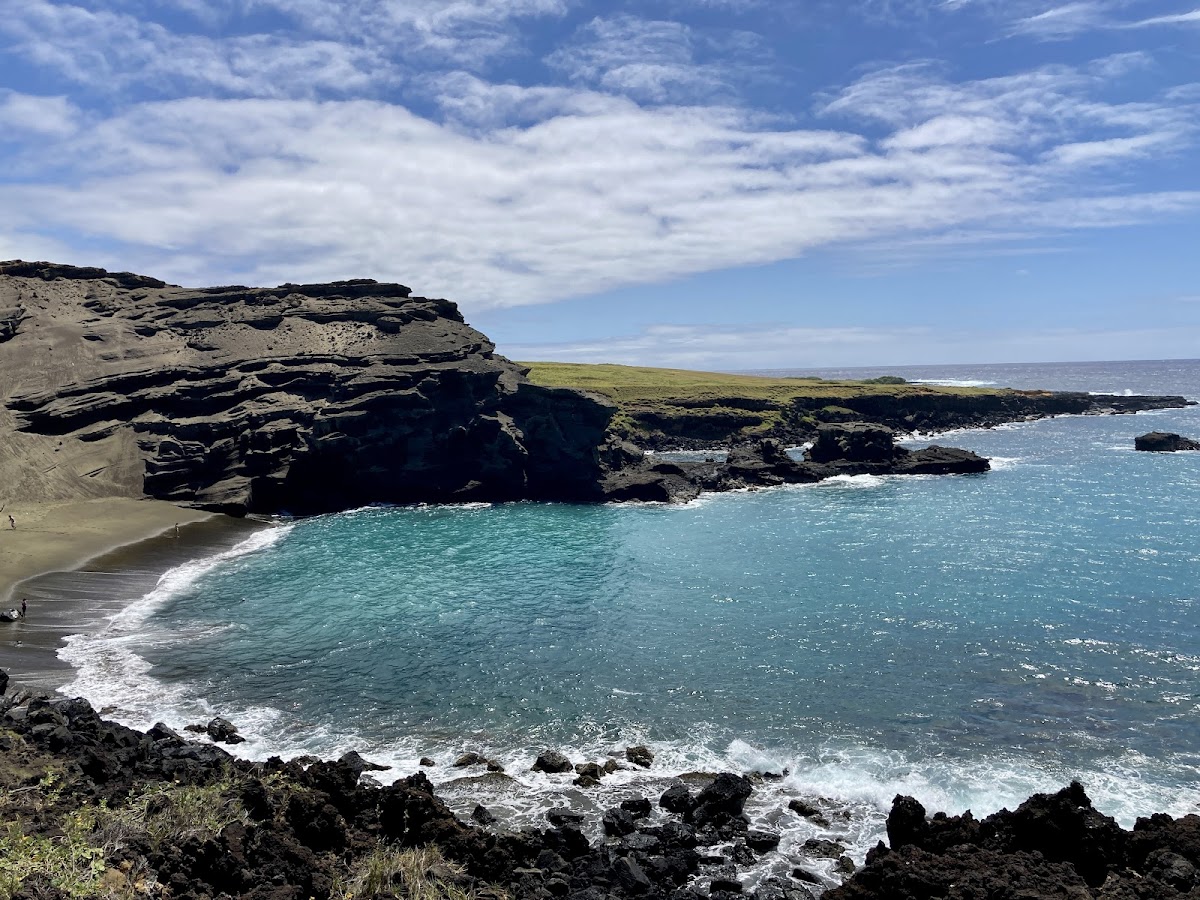 Papakolea Green Sand Beach — Kona Coast, Big Island, Hawaii