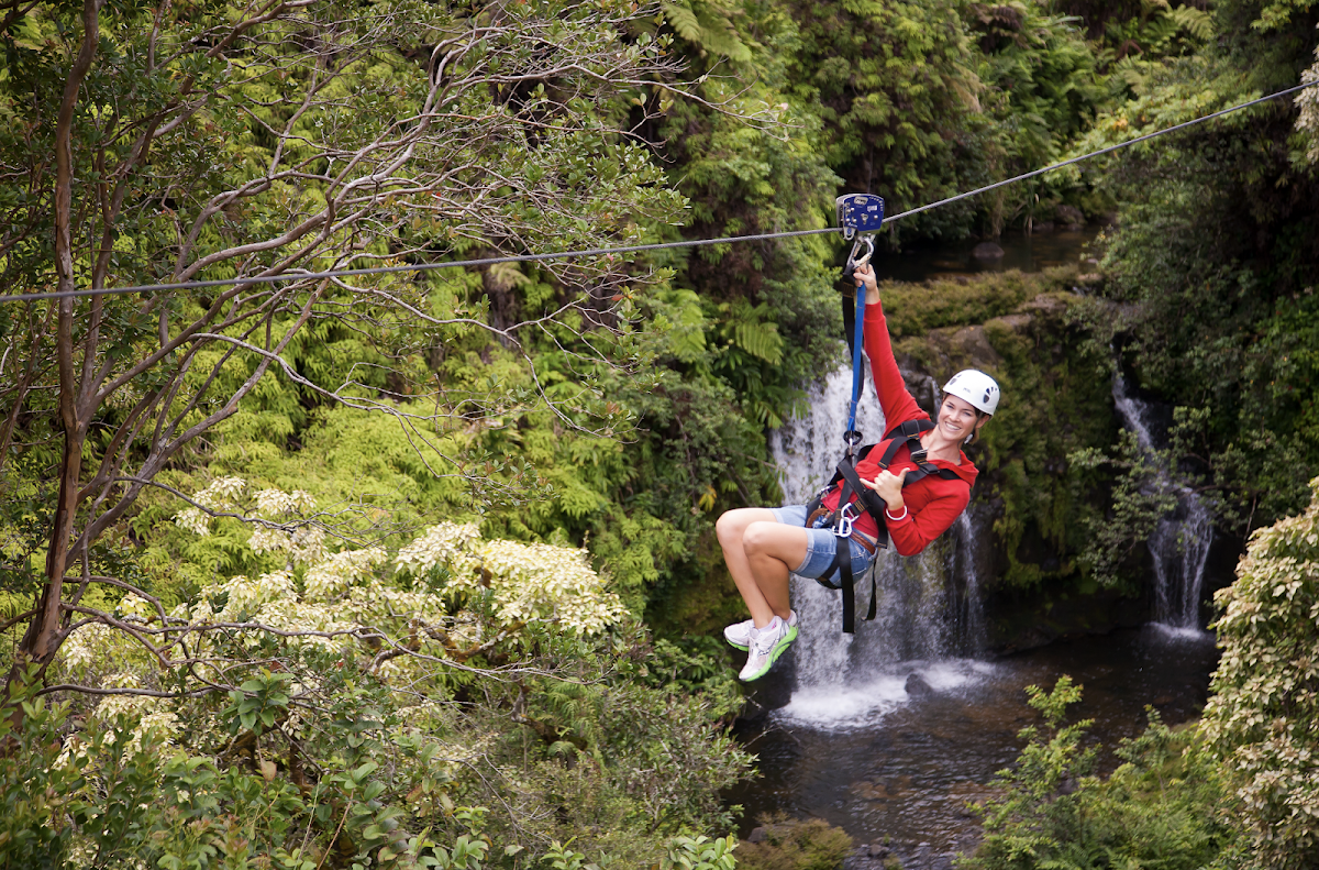 Zip Line at Akaka Falls