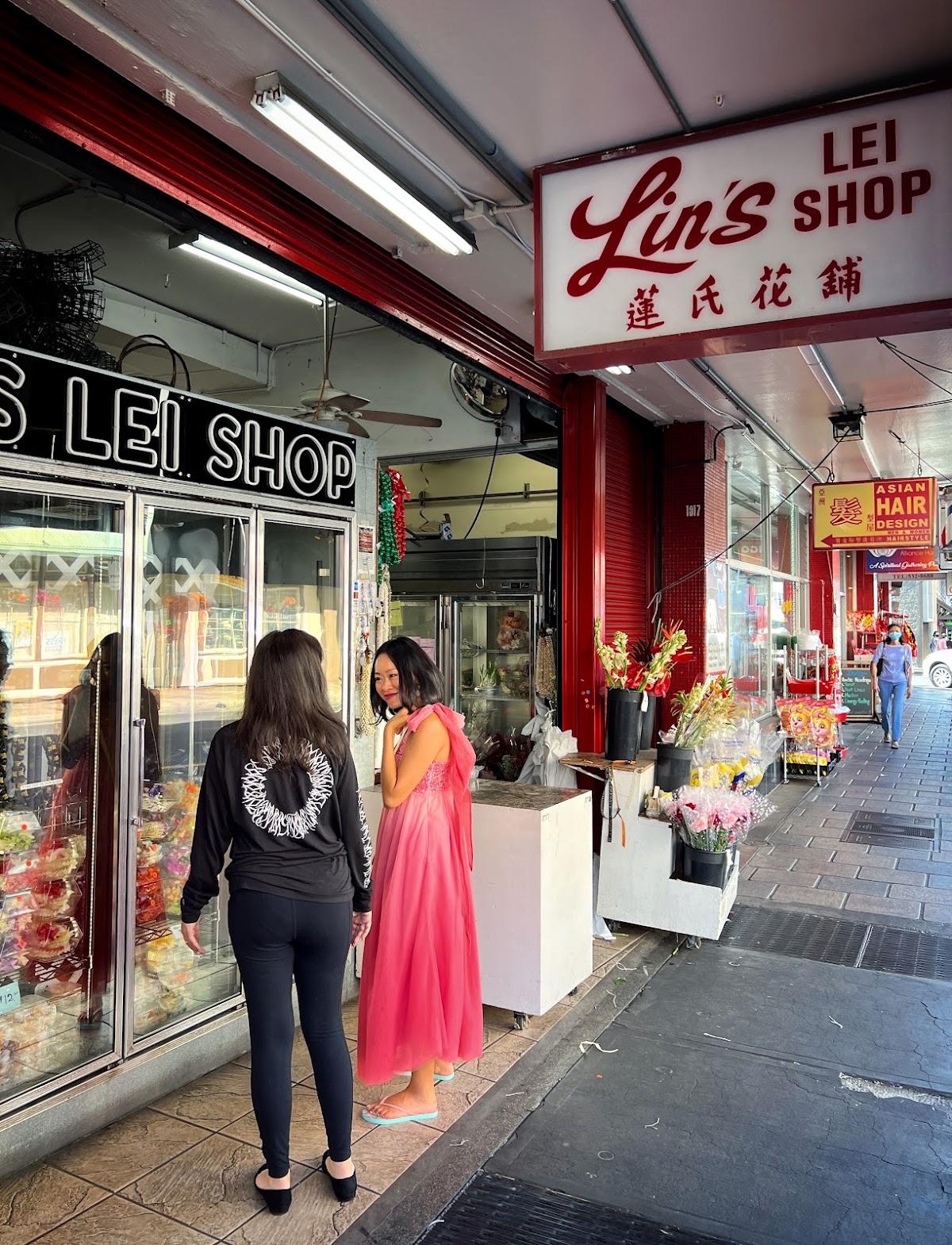 Chinatown Lei Shops — Downtown Honolulu, Oahu, Hawaii